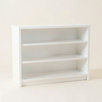 Cove Branch Low Bookcase - White (synthetic illustration; no displayed measurements)