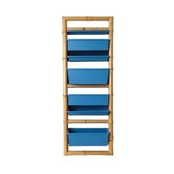 Sage Bend Empty Vertical Garden Frame - Blue