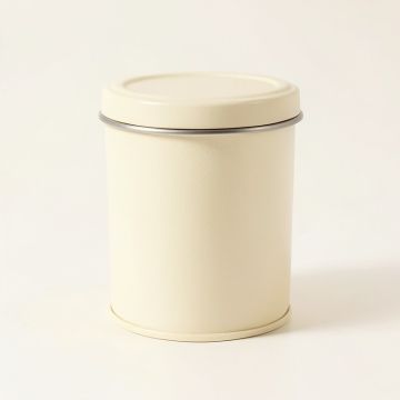 Vale Crest Storage Canister With Lid - Cream (synthetic illustration; no displayed measurements)
