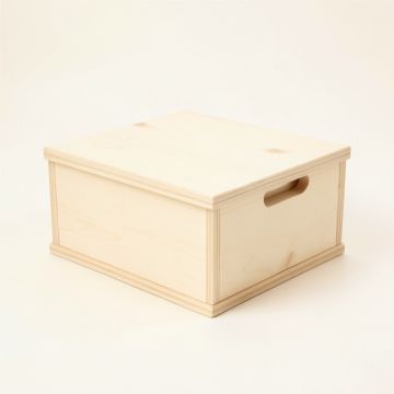 Pine Bend Low Toy Storage Unit - Ivory (synthetic illustration; no displayed measurements)