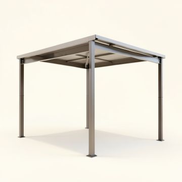 10 Ft. W X 2 Ft. D Aluminum Pergola (synthetic illustration; no displayed measurements)