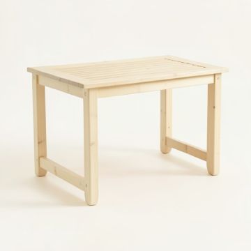 Cedar Dell Patio Table - Cream (synthetic illustration; no displayed measurements)