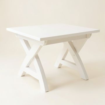 Olive Canyon Patio Table - White (synthetic illustration; no displayed measurements)