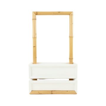 Heath Branch Empty Vertical Garden Frame - White