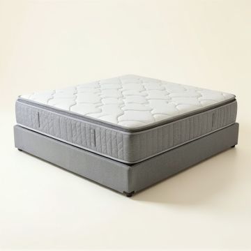 Serta Icomfort 16 '' Medium Pillow Top Hybrid Mattress And Box Spring Set (synthetic illustration; no displayed measurements)