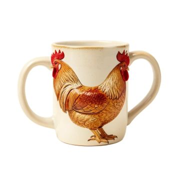 Bober Rooster French Decor Coffee Mug