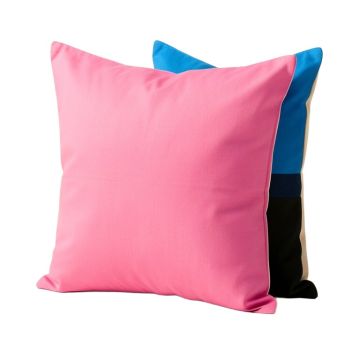 Bookman Cotton Throw Pillow Cover