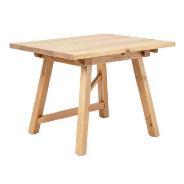 Alysin Bar Height Butterfly Leaf Rubberwood Solid Wood Dining Set