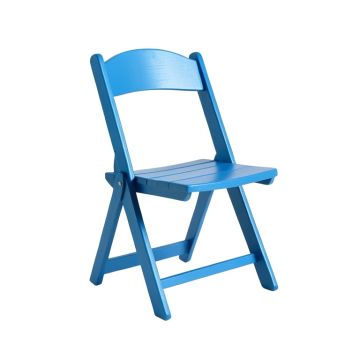 Olive Arc Folding Outdoor Chair - Blue