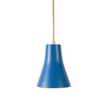 Briar Canyon Pendant Light Suspended From One Plain Cable - Blue