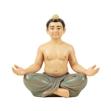 Thies Meditating With Rounded Ushnisha In Mida No Jouin Mudra Figurine