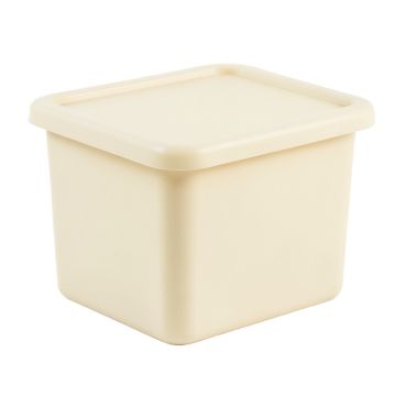 Summit Arc Closed Outdoor Storage Box - Ivory