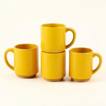 Dowell 4 Piece Coffee Mug Set (synthetic illustration; no displayed measurements)