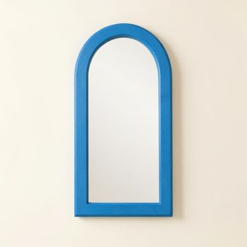 Birch Bridge Framed Wall Mirror - Blue (synthetic illustration; no displayed measurements)