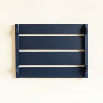 Maple Crossing Empty Wall-Mounted Tool Organizer Panel - Navy (synthetic illustration; no displayed measurements)