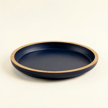 Cliff Crest Serving Tray - Navy (synthetic illustration; no displayed measurements)