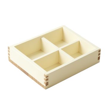 Lake Bridge Empty Pantry Drawer Organizer Insert - Cream