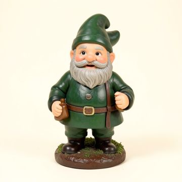 Dagobert With Gifts Garden Gnome Statue (synthetic illustration; no displayed measurements)