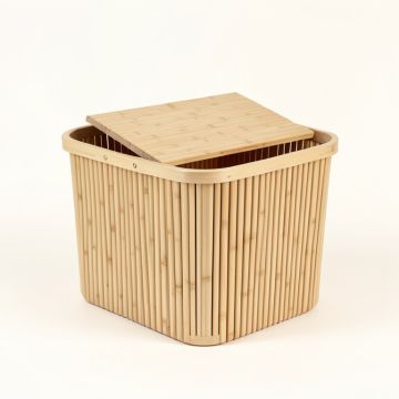 Clay Crest Laundry Hamper - Beige (synthetic illustration; no displayed measurements)