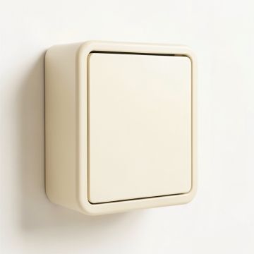 Cliff Brook Wall-Mounted Entry Cabinet - Cream (synthetic illustration; no displayed measurements)