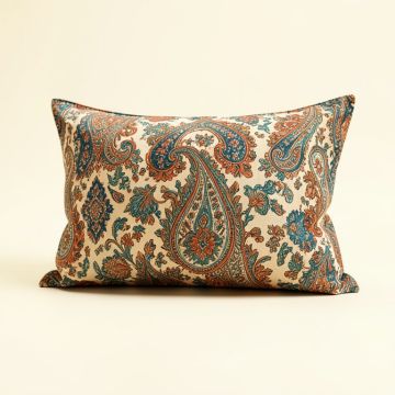 Bedfordshire Indoor/Outdoor Paisley Lumbar Pillow (synthetic illustration; no displayed measurements)