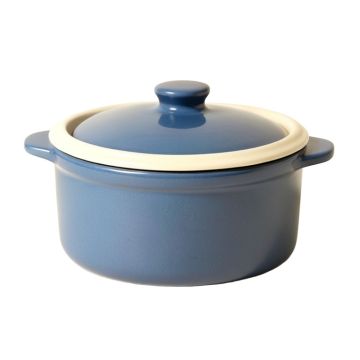 Ayesha Curry Home 80 Oz . Stoneware Round Casserole With Lid