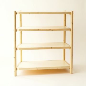 Spruce Arc Empty Seed-Starting Shelving Unit Without Lights - Cream (synthetic illustration; no displayed measurements)