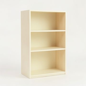Reed Field Freestanding Bookcase - Cream (synthetic illustration; no displayed measurements)