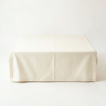 Maple Falls Flat Bed Sheet - Cream (synthetic illustration; no displayed measurements)