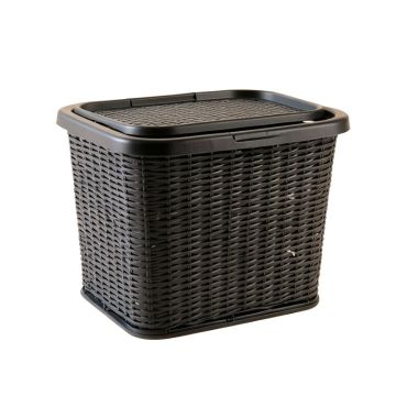 Elm Bridge Laundry Hamper - Black