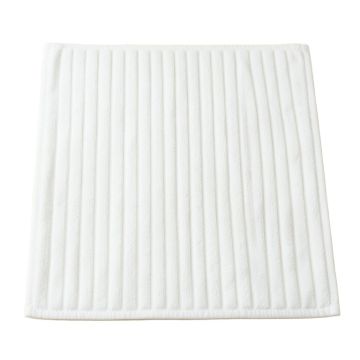 Clay Crest Bath Mat - White