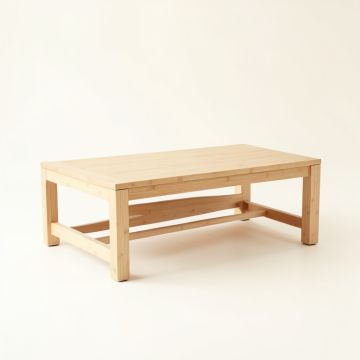 Slate Bluff Coffee Table - Beige (synthetic illustration; no displayed measurements)