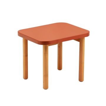 Field Brook Compact Balcony Table - Terracotta