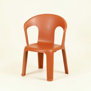 Birch Bridge Small Chair - Terracotta (synthetic illustration; no displayed measurements)