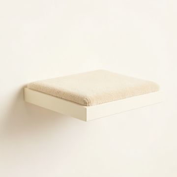 Briar Dell Wall-Mounted Cat Perch - Cream (synthetic illustration; no displayed measurements)
