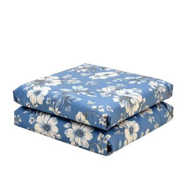 Blue Floral Duvet Cover Set