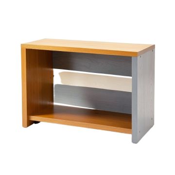 Arocho Solid Wood Shelves Storage Bench