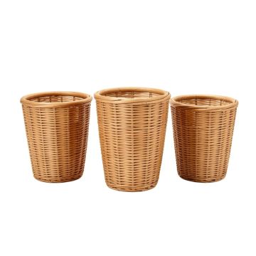 Heiden 3 - Piece Polyrattan Cachepot Set