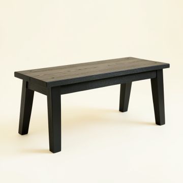 Field Arc Indoor Bench (synthetic illustration; no displayed measurements)