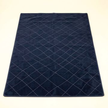 Bay Crest Rectangular Area Rug - Navy (synthetic illustration; no displayed measurements)