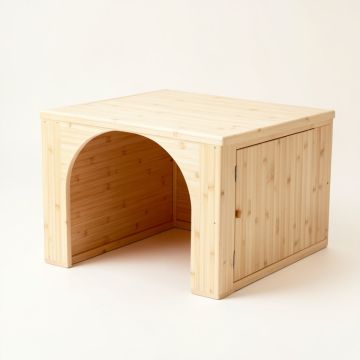 Dawn Dale Empty Furniture-Style Litter Enclosure - Ivory (synthetic illustration; no displayed measurements)