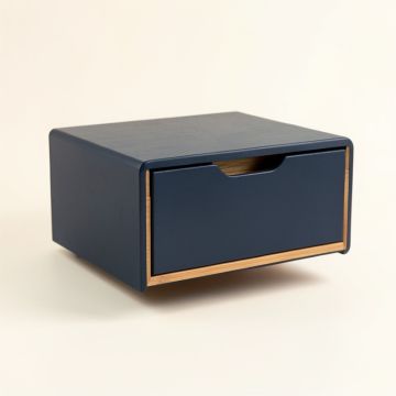 Juniper Canyon Under-Desk Drawer Unit - Navy (synthetic illustration; no displayed measurements)