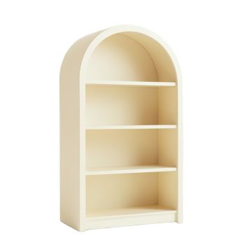 Alder Crest Freestanding Bookcase - Cream