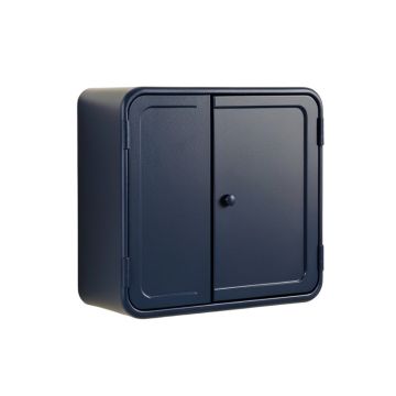 Hill Brook Wall-Mounted Entry Cabinet - Navy