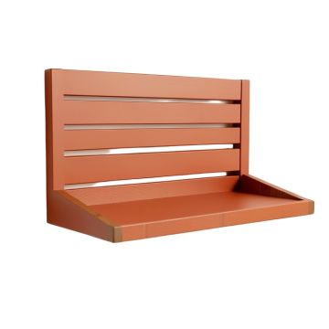 Maple Dell Wall-Mounted Entryway Organizer Shelf - Terracotta