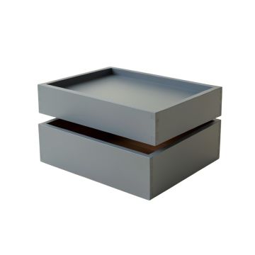Maple Brook Under-Desk Drawer Unit - Gray