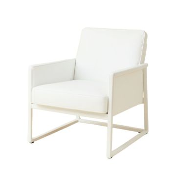 Alhanouf 23 '' W Faux Leather Armchair