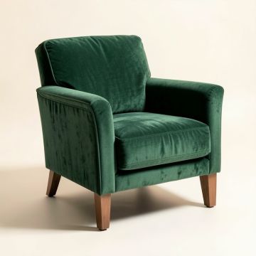 Pullins 33.5 '' Wide Velvet Armchair (synthetic illustration; no displayed measurements)