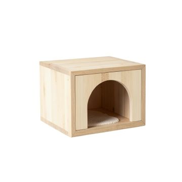 Ash Branch Wall-Mounted Cat Perch - Ivory