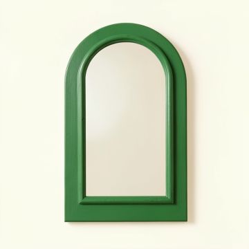 Fern Bridge Framed Wall Mirror - Green (synthetic illustration; no displayed measurements)